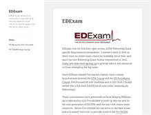 Tablet Screenshot of edexam.com.au